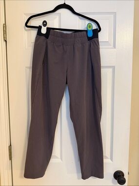 Gray  Casual Pants